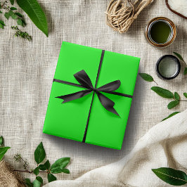 Neon Electric Gree Solid Färg | Klassisk | ELEGANT Presentpapper