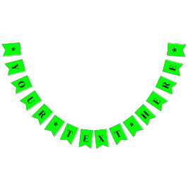 Neon Electric Grönt Färg | ANPASSNINGSBAR Vimplar