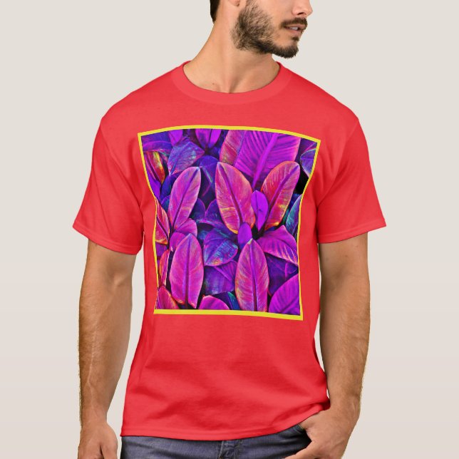Neon Elegance Vivid Löv Radiance T Shirt (Framsida)