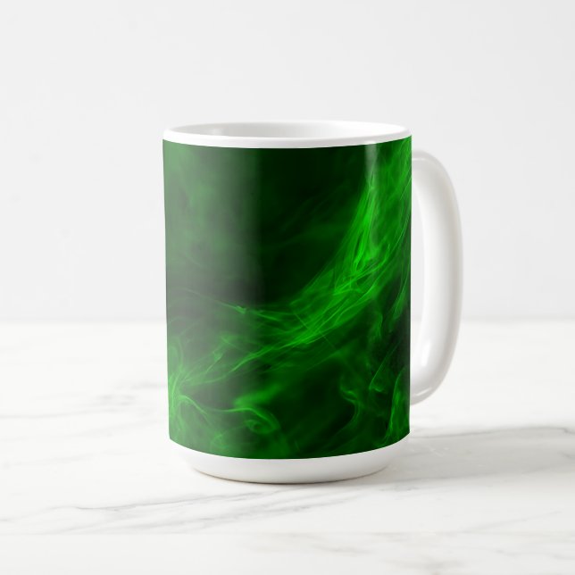 Neon Emerald Smoke Kaffemugg (Framsida höger)
