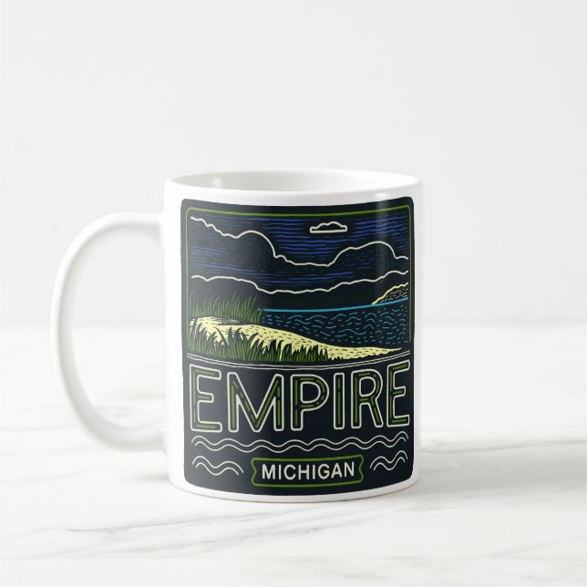 Neon Empire Michigan Kaffemugg (Vänster)