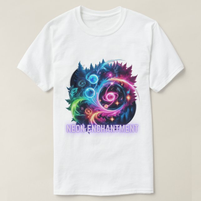 Neon Enchantment - Magic made visible T Shirt (Design framsida)