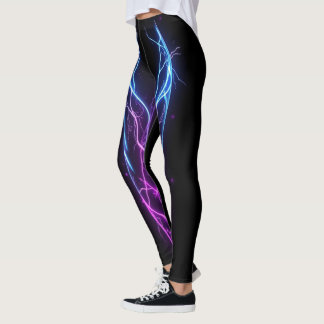 Neon Energy Flow Leggings Gym Träningskläder Aktiv