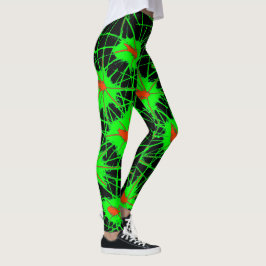 Neon Energy Web Leggings