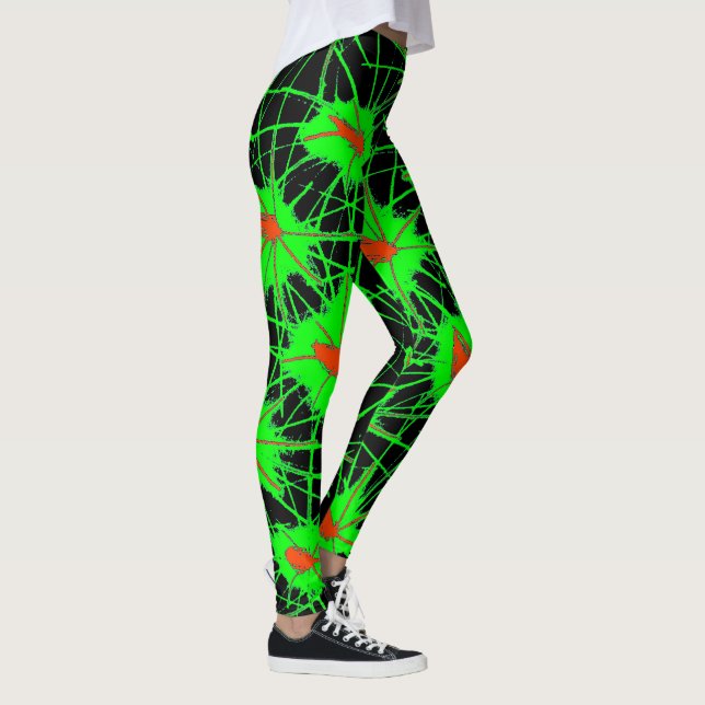 Neon Energy Web Leggings (Höger)