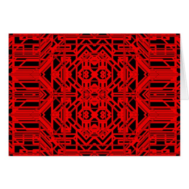 Neon Eon 12 Hälsningskort (Framsidan Horizontal)