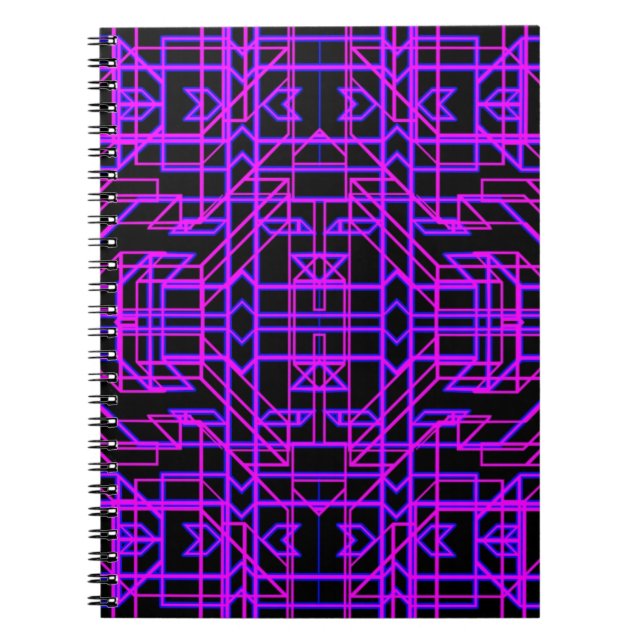 Neon Eon 9 Anteckningsbok Med Spiral (Framsidan)
