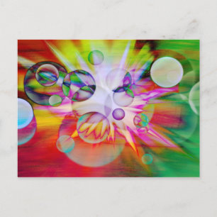 Neon Explosion Vykort