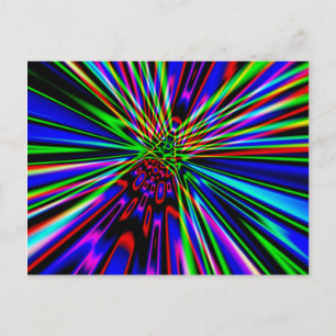 Neon Explosion Vykort