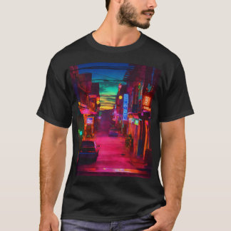 Neon färg t shirt