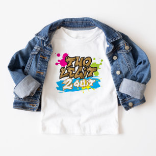 Neon Färg Two Legit 2 Quit Småbarn T-Shirt