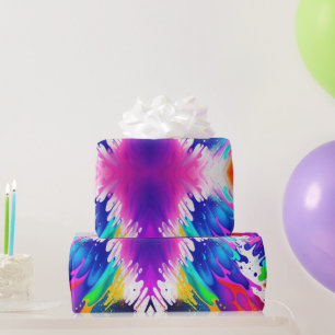 Neon, Faux glöd i Mörken, Färgplatter Presentpapper