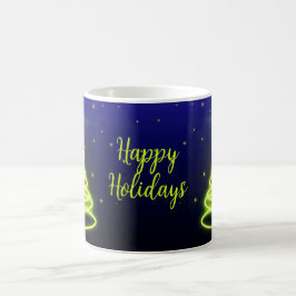 Neon Festive Trees Mug Kaffemugg