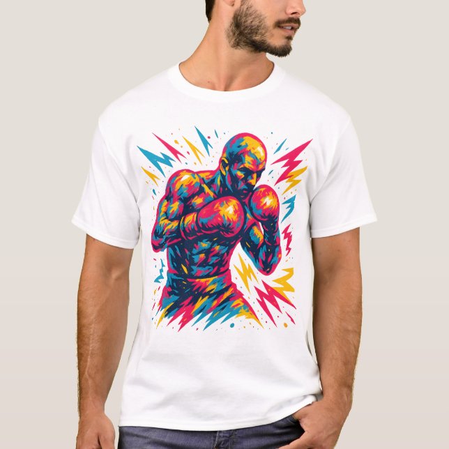 Neon Fighter T Shirt (Framsida)