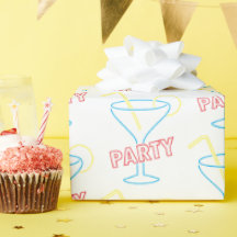 Neon Figur Wrapping Papper