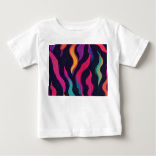 Neon Fire Flame T Shirt