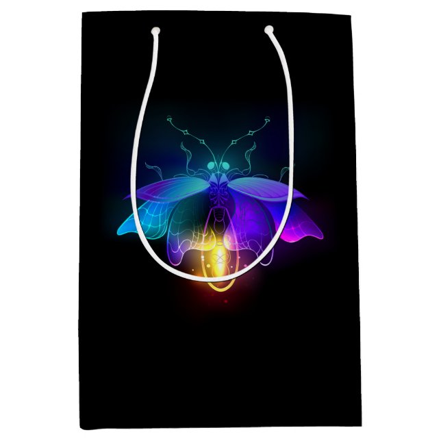 Neon Firefly på svart (Framsidan)