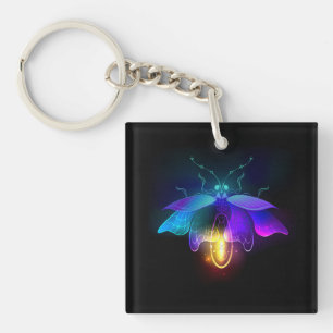 Neon Firefly på svart