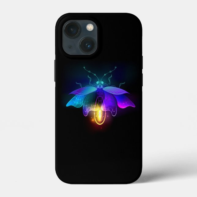 Neon Firefly på svart (Baksida)