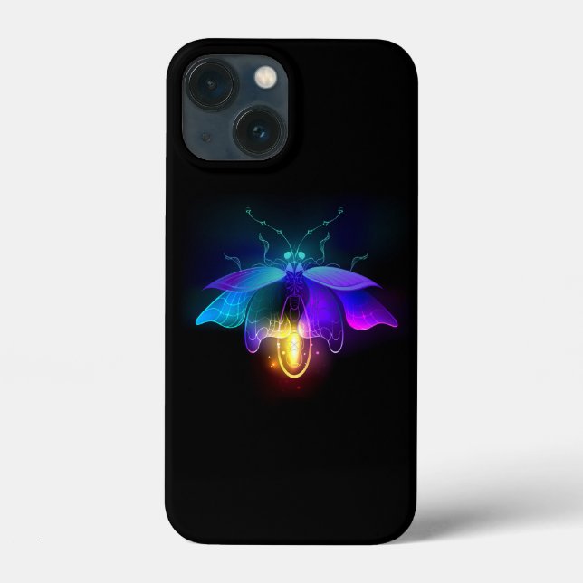 Neon Firefly på svart (Baksida)