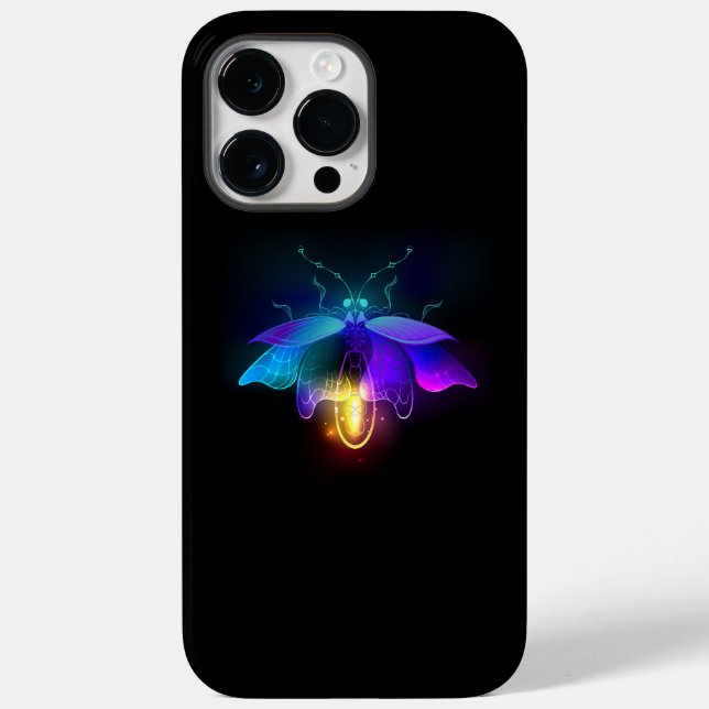 Neon Firefly på svart (Baksida)