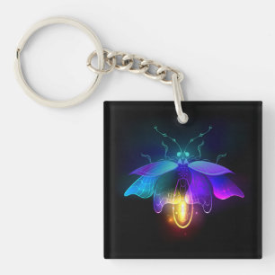Neon Firefly på svart