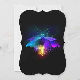Neon Firefly på svart