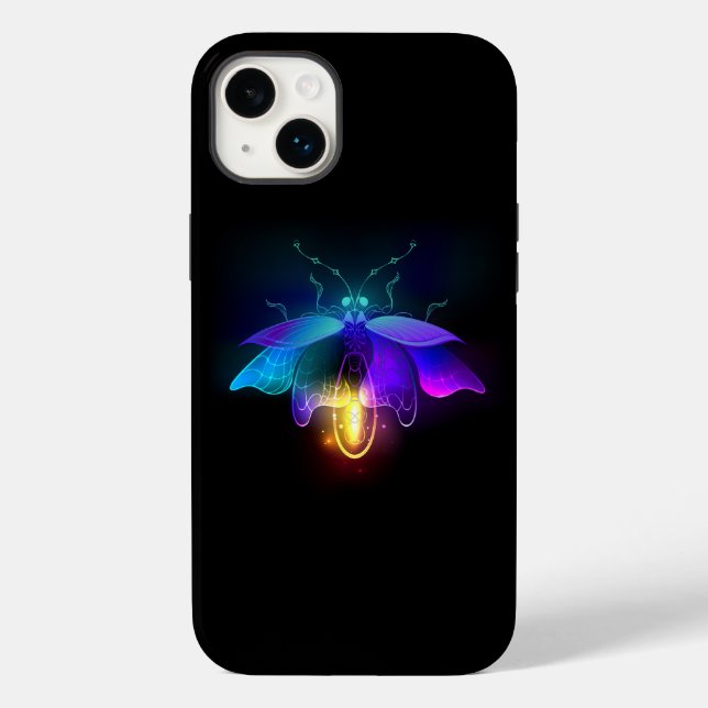 Neon Firefly på svart (Baksida)