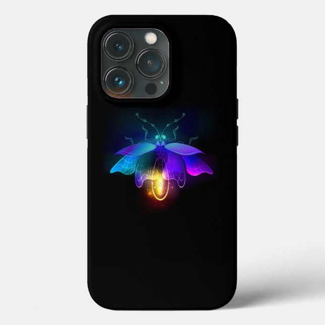 Neon Firefly på svart (Baksida )
