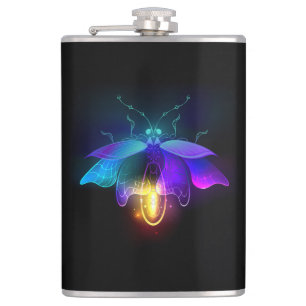 Neon Firefly på svart Fickplunta