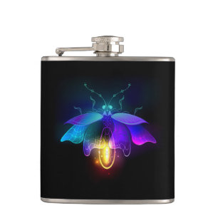 Neon Firefly på svart Fickplunta