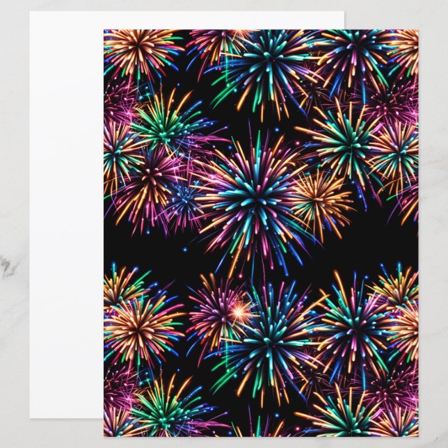 Neon Fireworks (Fram/baksida)