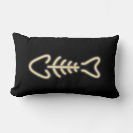 Neon Fish Bones Lumbarkudde