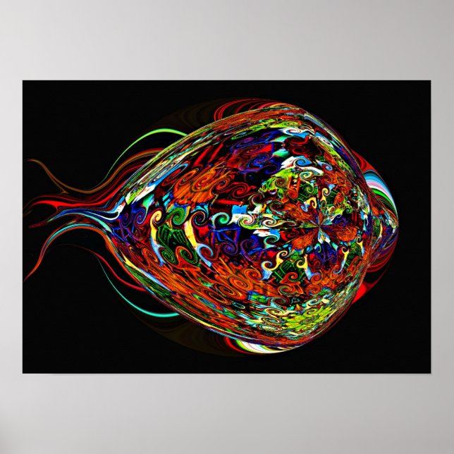 Neon Fish Poster (Framsidan)