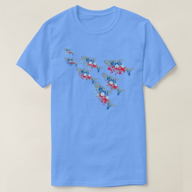 Neon Fish T Shirt (Design framsida)