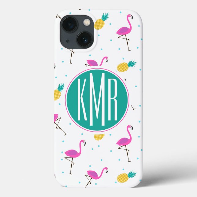 Neon Flamingos | Monogram (Baksida)
