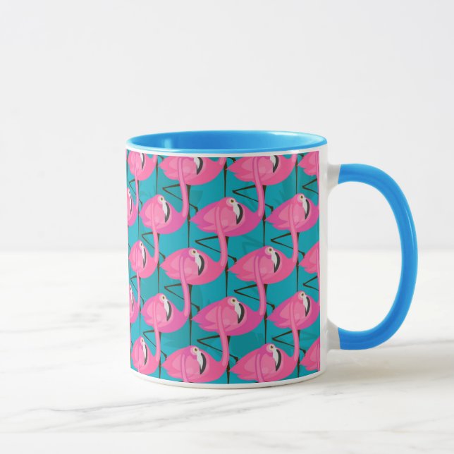 Neon Flamingos Mugg (Höger)