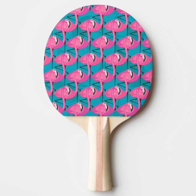 Neon Flamingos Pingisracket (Framsidan)