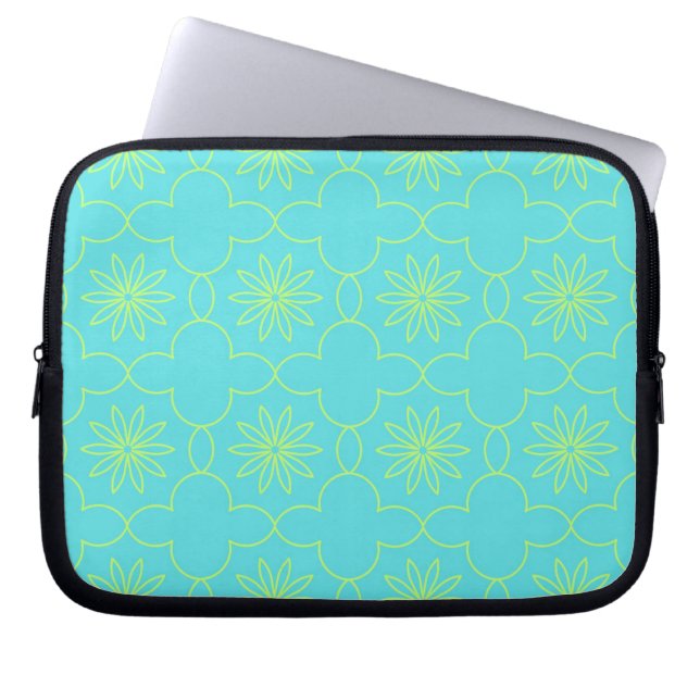 Neon Flora Laptop Fodral (Framsidan)