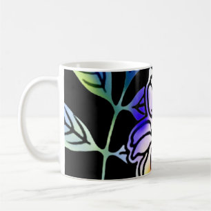 Neon Flowers Kaffemugg