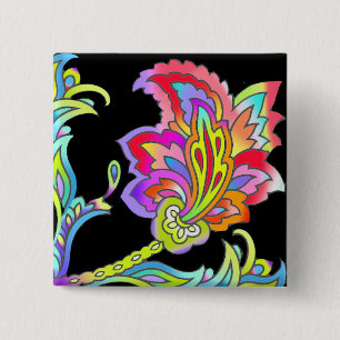 Neon Flowers Knapp