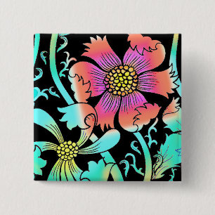 Neon Flowers Knapp