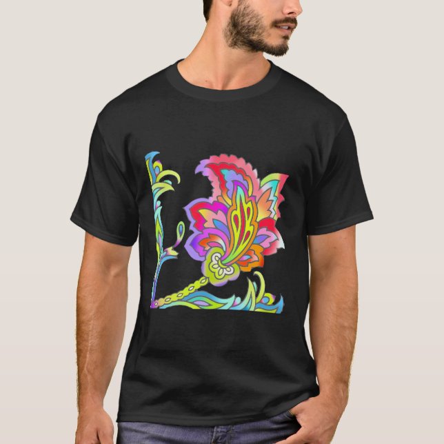 Neon Flowers T Shirt (Framsida)