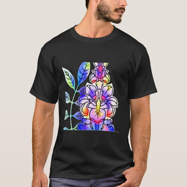 Neon Flowers T Shirt (Framsida)