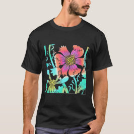 Neon Flowers T Shirt