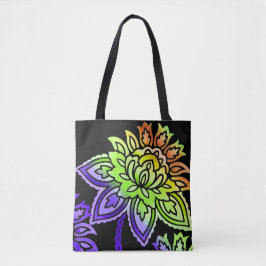 Neon Flowers Tygkasse
