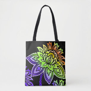 Neon Flowers Tygkasse