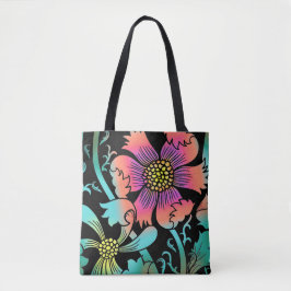 Neon Flowers Tygkasse