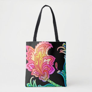 Neon Flowers Tygkasse