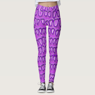 NEON för lilor för Orthodontist för Leggings